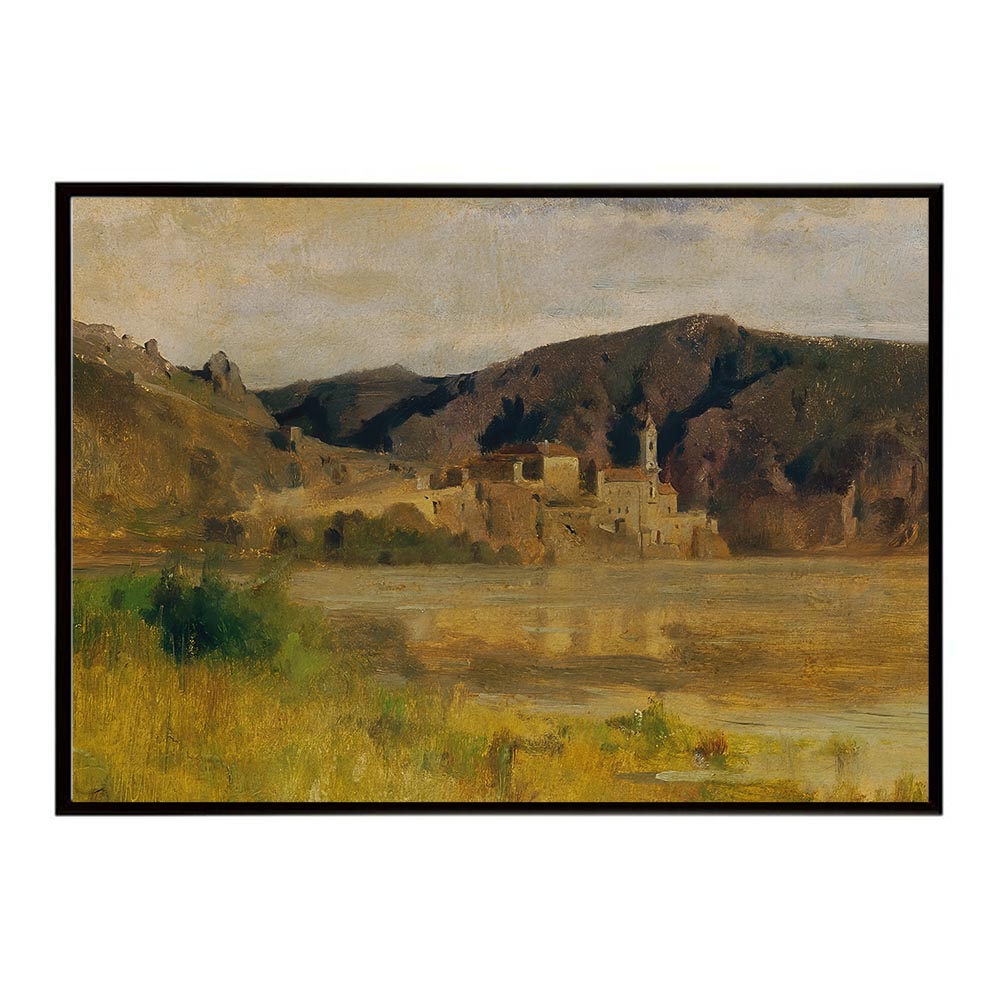 ポスター 名画 絵画 横 a0 a1 a2 a3 a4 b0 b2 b1 b3 b4 デュルンシュタインの風景 オーストリア 風景 インテリア おしゃれ デジタルリマスター 【bn-poster-5281】