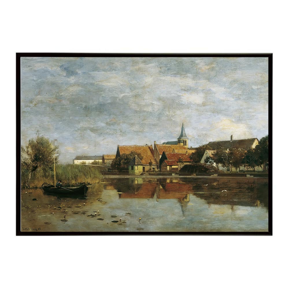 ポスター 名画 絵画 横 a0 a1 a2 a3 a4 b0 b2 b1 b3 b4 ギーセンの風景 ノルトブラバント オランダ 風景 インテリア おしゃれ デジタルリマスター 【bn-poster-5282】