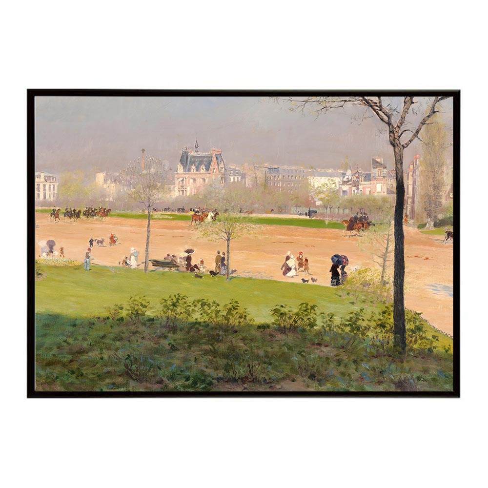 ポスター 名画 絵画 横 a0 a1 a2 a3 a4 b0 b2 b1 b3 b4 ブローニュの森 通り パリ 風景 インテリア おしゃれ デジタルリマスター 【bn-poster-5330】