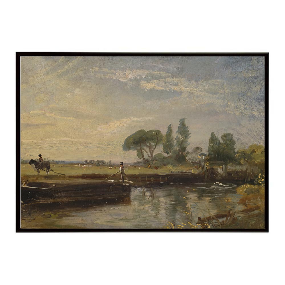 ポスター 名画 絵画 横 a0 a1 a2 a3 a4 b0 b2 b1 b3 b4 フラットフォード 閘門 風景 イギリス インテリア おしゃれ デジタルリマスター 【bn-poster-5341】