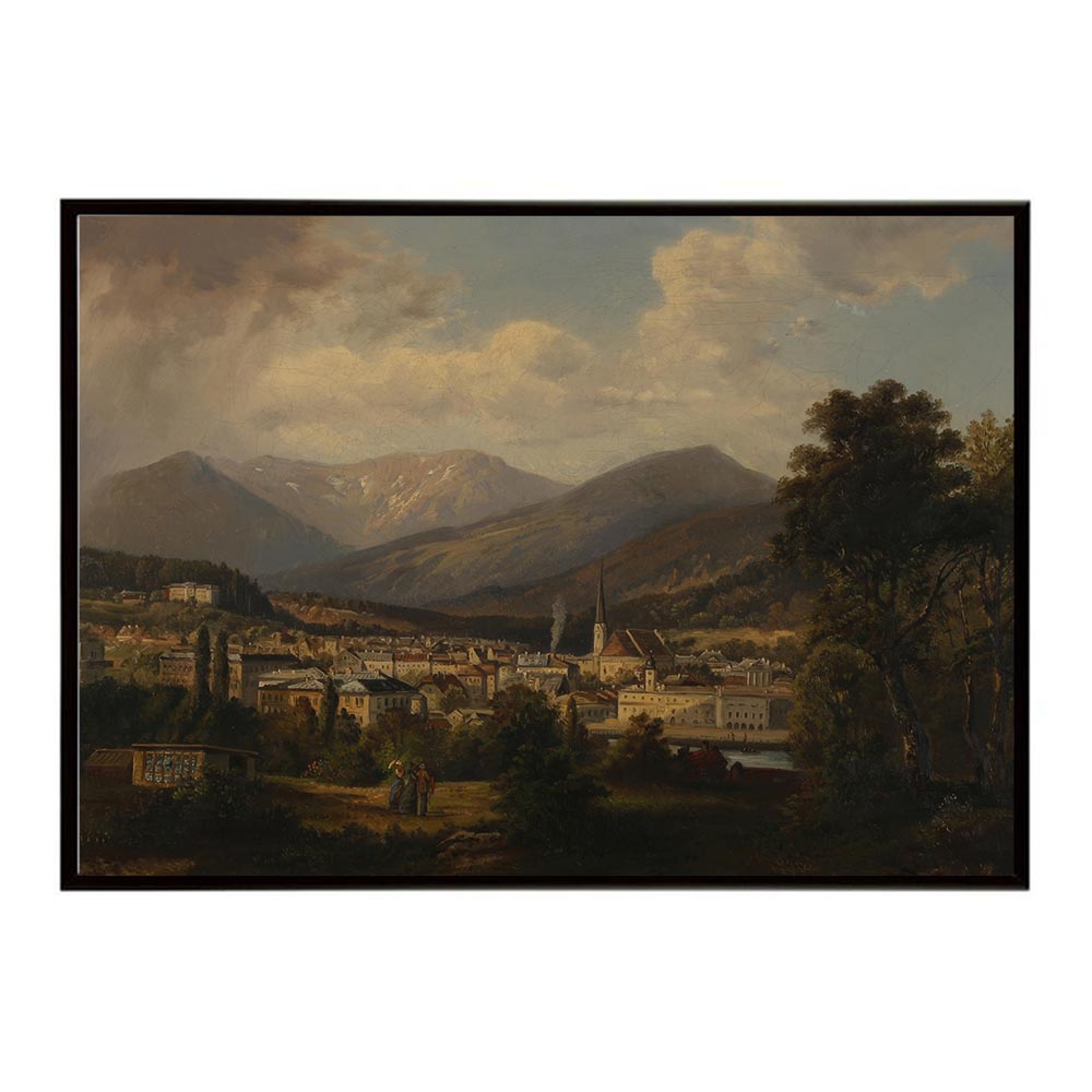 ポスター 名画 絵画 横 a0 a1 a2 a3 a4 b0 b2 b1 b3 b4 バート・イシュル オーストリア 風景 インテリア おしゃれ デジタルリマスター 【bn-poster-5390】