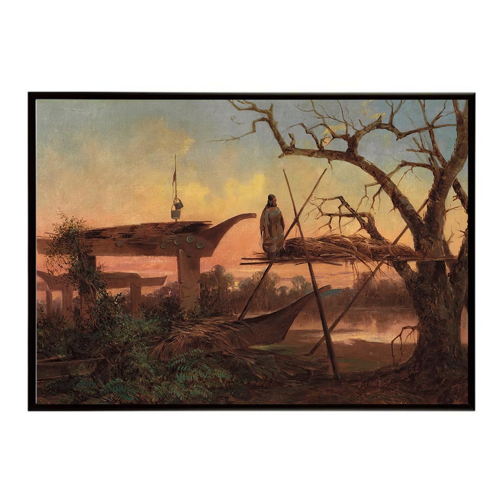 ポスター 名画 絵画 横 a0 a1 a2 a3 a4 b0 b2 b1 b3 b4 チヌークの埋葬地 インテリ...