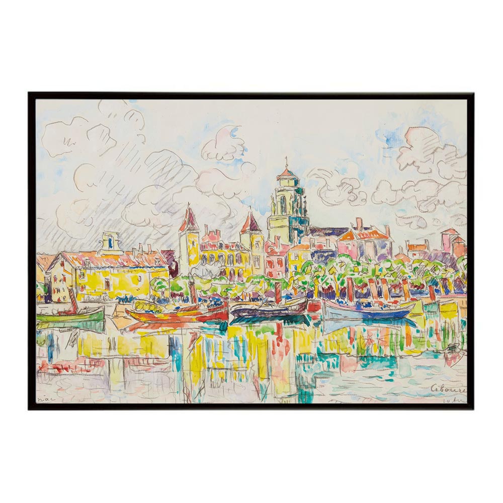 【このポスターについて】フランスの港町シブールの風景を描いたポスターで、穏やかな海と古風な建物が魅力です。リラックスした雰囲気が空間に落ち着きをもたらします。【EFPIのポスターについて】 ポスター専門店の提案力が自慢です。取扱数は業界一を目指しています。個人の方はもちろん、デベロッパーや不動産、インテリアデザイナー等のプロの方にも選ばれています。カスタマイズポスターとして、4つの選べる個性ある用紙と大判を含む豊富なサイズ、洗練されたグラフィックデザインで組み合わせは無限大です。"Designed Artwork &amp; Inspired Interiors「デザインアートワーク＆インスパイアドインテリア」"として、お客様一人ひとりのために丁寧に作成されるオーダーメイドポスターを信念にやっています。 【選べる特殊な用紙】 ▼4種の用紙についてさらに詳しく▼ 【用紙その1】ホワイト紙（レギュラー） 最もベーシックなホワイトの用紙です。 マットなテクスチャで反射を抑えるのでライト等の映り込みを防ぎます。 一番の特徴はポスターに向いている強い紙である ポスター用の耐久紙を使用。 折れや曲がりなどに強い耐久性が高い新素材を採用しています。 ホワイト紙（レギュラー）について 【用紙その2】ヴィンテージ紙 茶色い紙がベースのヴィンテージ風な紙です。 同じデザインでも、白い用紙とは180度違った風合いに仕上がります。 デザインの白い部分が全て茶の紙部分になるとイメージしてください。 表面はザラザラした手触りです。 レトロ系や余白の多いイラスト系の作品には独特の風合いを楽しむことができます。 ヴィンテージ紙について 【用紙その3】ナチュラル紙 日本古来の和紙をベースにした紙です。 薄いクリーム色をした紙の繊維が自然な風合いの 薄手の紙です。インクのにじみが程よく出ます。 まるで絵画のような自然な風合いに仕上がります。 イラスト系、名画や絵画調などのデザインとは相性抜群です。 フレームに入れた際の雰囲気もよく ナチュラルなインテリアにもマッチします。 ナチュラル紙について 【用紙その4】ファブリック紙(布) 布素材である不織布を使った用紙です。 価格は上記3種より高いですが耐久度と高級感は抜群です。 布なので折れや曲げにも強く、押しピンなどでも壁に飾れます。 フレームに入れる際にアクリルをわざと入れないことで 蛍光灯の反射を抑える飾り方ができます。 ファブリック紙（布）について 【セット内容】 こちらの長方形シリーズはフレーム付きを選べます。 ・ポスター用紙のみ ・ポスター各サイズのフレームセット（工賃込み） 【サイズ】 各種A版、B版は国際規格サイズです。 ▼Aシリーズ▼(10mm→1cm) A0サイズ 841mm×1189mm 約(84cm×1m18cm) A1サイズ 594mm×841mm 約(59cm×84cm) A2サイズ 420mm×594mm 約(42cm×59cm) A3サイズ 297mm×420mm 約(30cm×42cm) A4サイズ 210mm×297mm 約(21cm×30cm) 【A判】 A判は、ドイツのオズワルドによって提案された規格で、 面積が1平方メートルの「ルート長方形」をA0としました。 ▼Bシリーズ▼(10mm→1cm) B0サイズ 1030×1456mm 約(1m×1m45cm) B1サイズ 728×1030mm 約(73cm×1m) B2サイズ 515×728mm 約(52cm×73cm) B3サイズ 364×515mm 約(36cm×52cm) B4サイズ 257×364mm 約(26cm×36cm) 【B判】B判は、日本の美濃紙をもとに面積が1.5平方メートルの「ルート長方形」をB0とした国内規格サイズです。 正方形サイズはこちら 長方形（縦）サイズはこちら 長方形（横）サイズはこちら 欲しいサイズがない場合はお気軽にお問い合わせください。人気のサイズはB2やA1などです。特大のA0やB0は国内にはなかなかありません。 【カットについて】 職人が印刷後に機械ではなく手作業で1枚1枚カットしています。mm単位で仕上げています。 【発送や梱包について】 ポスターは緩衝材とともに丸められて専用の資材段ボールに入れてお届けしています。折れや曲がりなどがあった場合はご連絡ください。ご交換などの対応をさせていただきます。 【色について】 ・モニターの発色の具合によって、実際のものと色が異なる場合がございます。またグラフィックの位置も多少ずれる場合がございます。到着したポスターが気になる場合はお気軽にご相談ください。 【取り扱いデザイン】 ポスターの作成者はアパレルデザイナーや、新進気鋭のデザイナーまで、デジタルアートからフォトグラフィックなどのオリジナル。 北欧、サーフ、レトロ、名画、インダスリアル、ガールフォト、モダン、植物、風水、動物、お花 ドクロ、フード、飲食店用、ポップ、キャラクター、ライセンス、パターン、英字等。 長方形（縦横）のデザインを探す 正方形のデザインを探す 【印刷技術】 国内の職人によるハンドメイド印刷をしています。最適な配置を微調整していますので、その為に多少の印刷のずれなど起こる場合がございますが何卒ご了承ください。 こちらもおすすめです。990円～990円～990円～990円～990円～990円～990円～990円～990円～こちらもおすすめです。990円～990円～990円～990円～990円～990円～990円～990円～990円～990円～990円～990円～新着ポスター990円～990円～990円～990円～990円～990円～990円～990円～