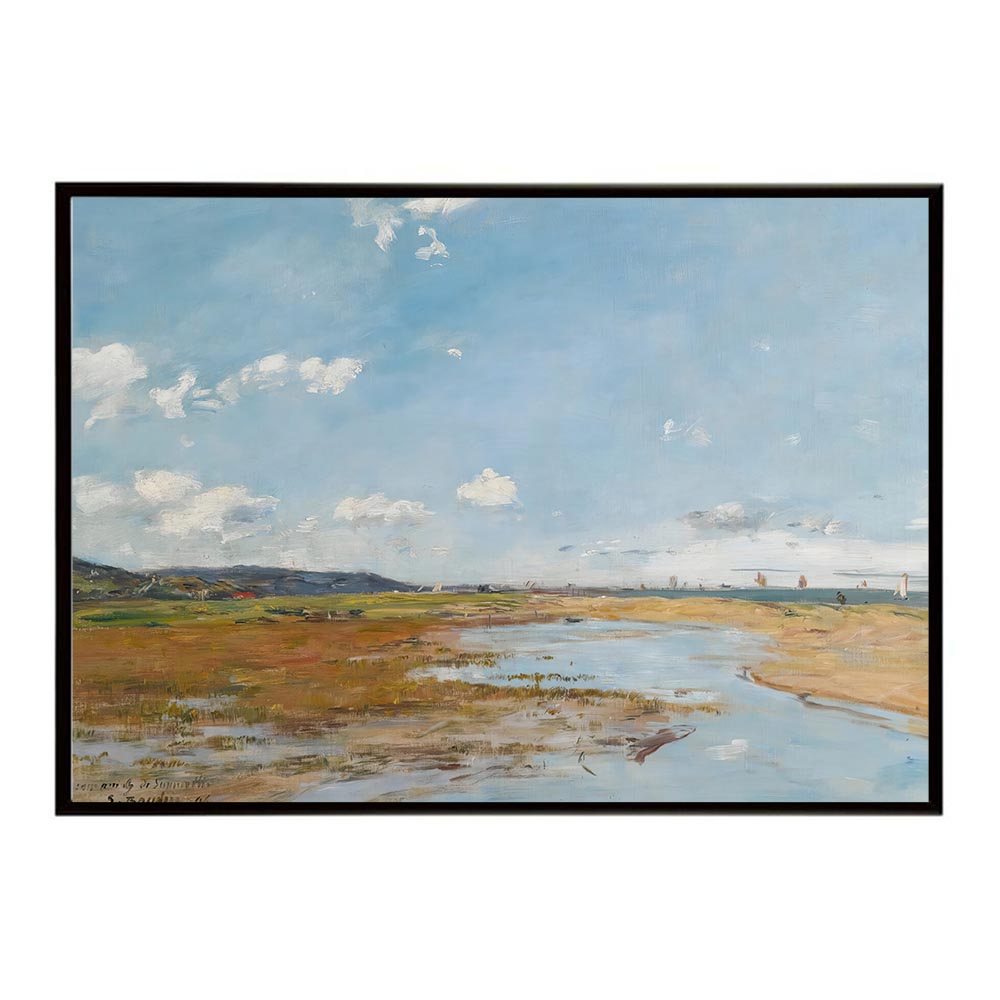 Rakuten - ポスター 名画 絵画 横 a0 a1 a2 a3 a4 b0 b2 b1 b3 b4 ドーヴィルの海岸 インテリア お洒落 デジタルリマスター フランス 海【bn-poster-5605】