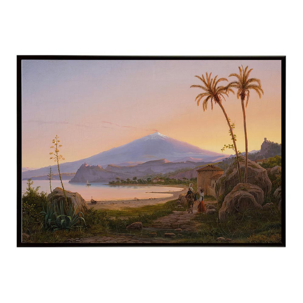 ポスター 名画 絵画 横 a0 a1 a2 a3 a4 b0 b2 b1 b3 b4 夕暮れ時のアトナ インテリア お洒落 デジタルリマスター 自然 風景【bn-poster-5617】