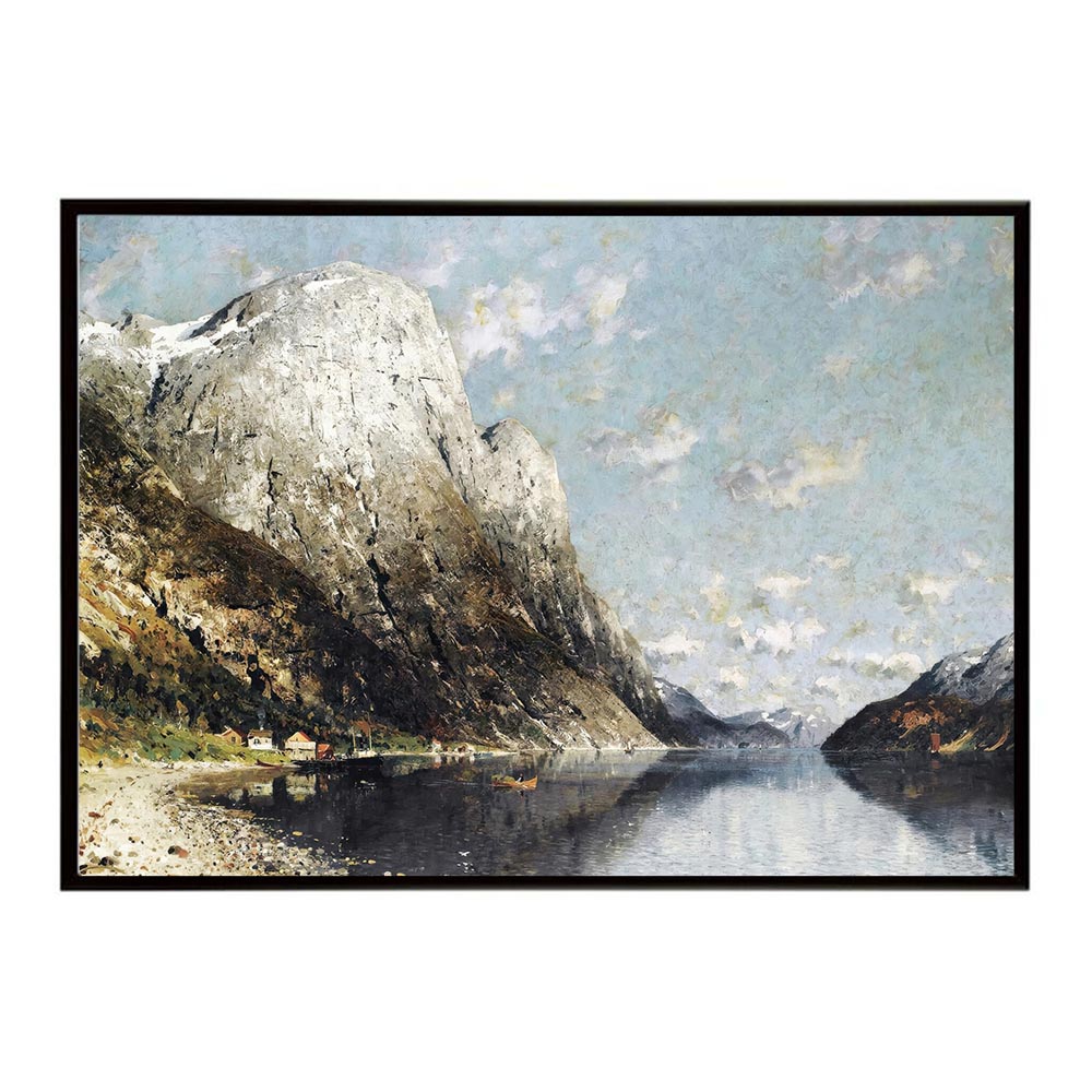 ポスター 名画 絵画 横 a0 a1 a2 a3 a4 b0 b2 b1 b3 b4 フィヨルド インテリア おしゃれ 自然風景 デジタルリマスター【bn-poster-5785】