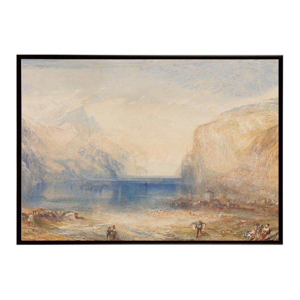 Rakuten - ポスター 名画 絵画 横 a0 a1 a2 a3 a4 b0 b2 b1 b3 b4 フリューレン 湖の風景 インテリア おしゃれ 自然風景 デジタルリマスター【bn-poster-5796】