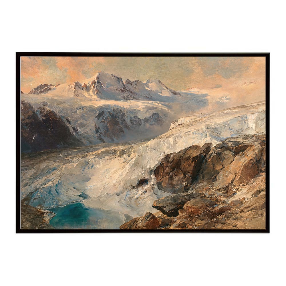 ポスター 名画 絵画 横 a0 a1 a2 a3 a4 b0 b2 b1 b3 b4 グラン・クルー氷河 コーニュ インテリア おし..