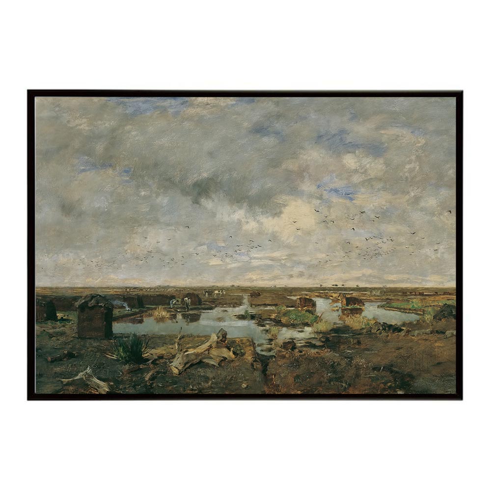 ポスター 名画 絵画 横 a0 a1 a2 a3 a4 b0 b2 b1 b3 b4 グローセのムーアランド風景 インテリア おしゃれ 自然風景 デジタルリマスター【bn-poster-5908】