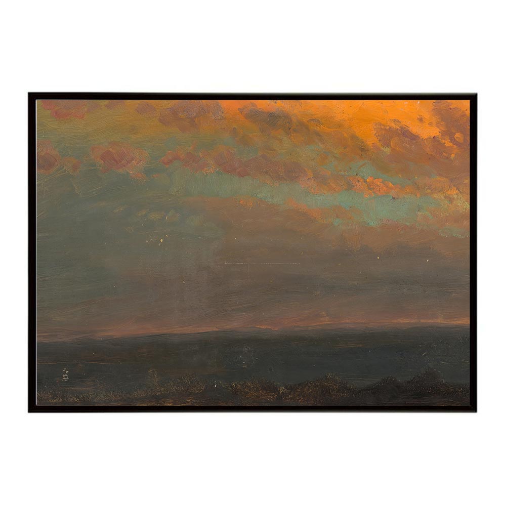 ポスター 名画 絵画 フレーム 夕焼けのハドソンバレー インテリア おしゃれ 自然風景 デジタルリマスター 横 A B 1 2 3 4 0 【bn-poster-5985】