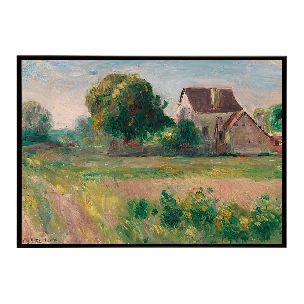 ポスター 名画 絵画 フレーム エソワの家々 インテリア おしゃれ フランス風景 デジタルリマスター 横 A B 1 2 3 4 0 【bn-poster-6316】