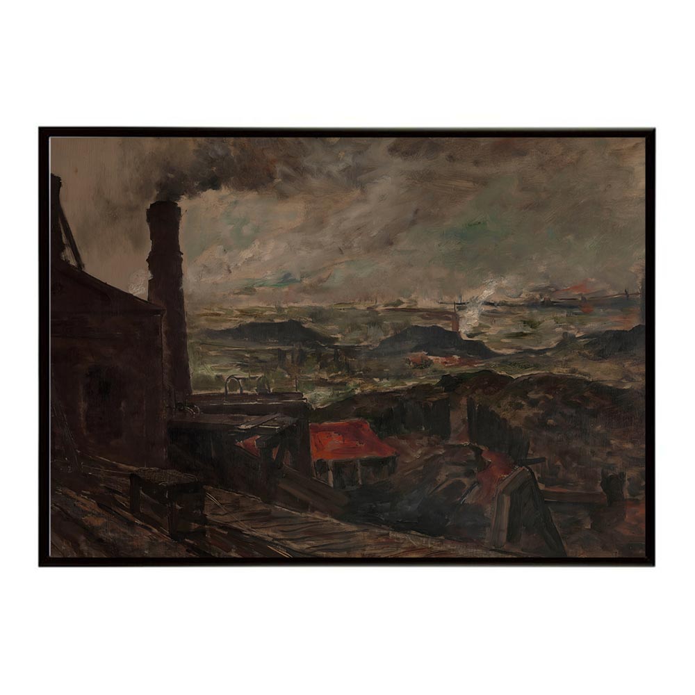 Rakuten - ポスター 名画 絵画 フレーム 鉱山エリア インテリア おしゃれ 産業風景 デジタルリマスター 横 A B 1 2 3 4 0 【bn-poster-6368】