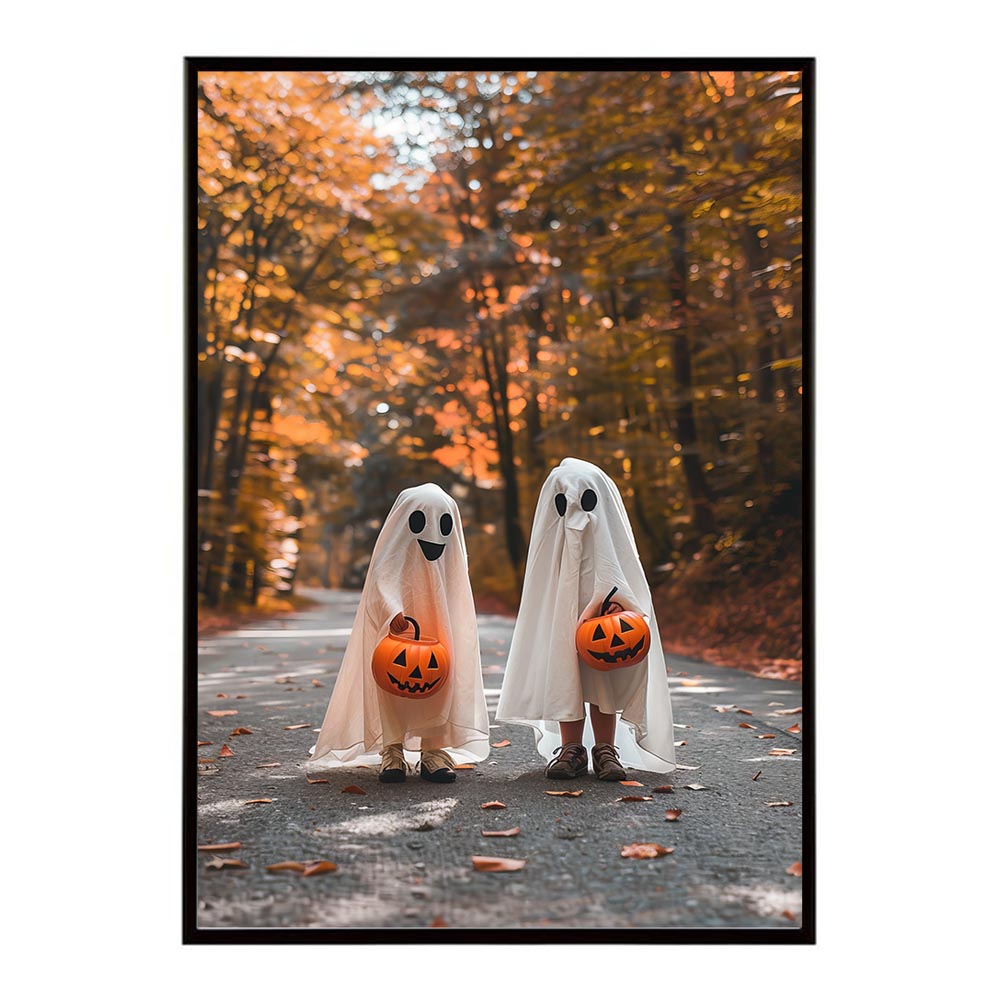 ハロウィーン Halloween パンプキン イベント ジャックオーランタン コスプレ 装飾 オレンジ かぼちゃ おばけ こうもり ホラー ポスター 用紙とサイズが選べる インテリア おしゃれ プリントポスター フォト イラスト お洒落 特大 大きい【lh-poster-9333】