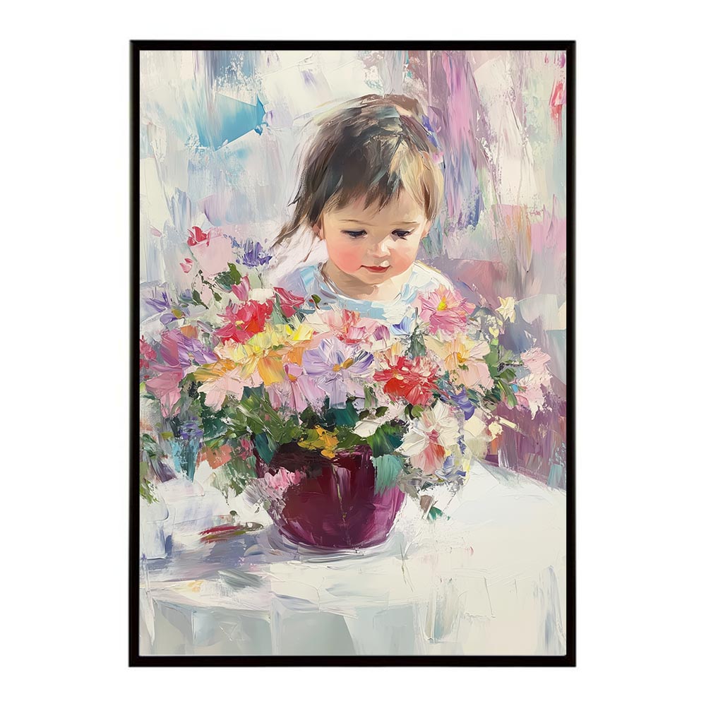 アーティスティックフラワー ポスター 絵画 絵 油絵 アート　お花 ドライフラワー 生花 観葉 植物 自然 インテリア おしゃれ プリントポスター フォト イラスト お洒落 特大 大きい【lh-poster-10602】