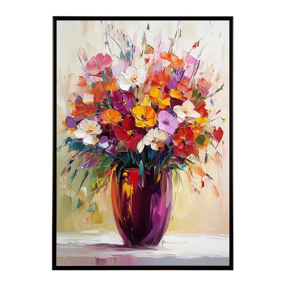 アーティスティックフラワー ポスター 絵画 絵 油絵 アート　お花 ドライフラワー 生花 観葉 植物 自然 インテリア おしゃれ プリントポスター フォト イラスト お洒落 特大 大きい【lh-poster-10676】