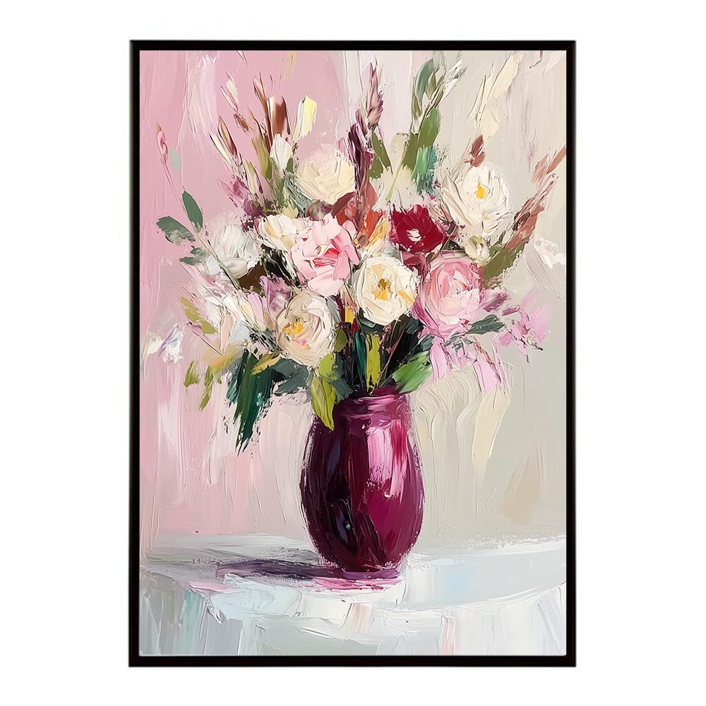 アーティスティックフラワー ポスター 絵画 絵 油絵 アート　お花 ドライフラワー 生花 観葉 植物 自然 インテリア おしゃれ プリントポスター フォト イラスト お洒落 特大 大きい【lh-poster-10679】