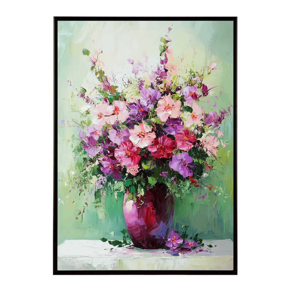 アーティスティックフラワー ポスター 絵画 絵 油絵 アート　お花 ドライフラワー 生花 観葉 植物 自然 インテリア おしゃれ プリントポスター フォト イラスト お洒落 特大 大きい【lh-poster-10681】