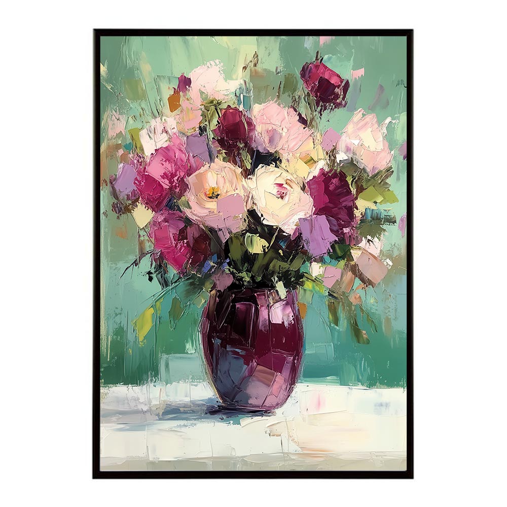 アーティスティックフラワー ポスター 絵画 絵 油絵 アート　お花 ドライフラワー 生花 観葉 植物 自然 インテリア おしゃれ プリントポスター フォト イラスト お洒落 特大 大きい【lh-poster-10702】