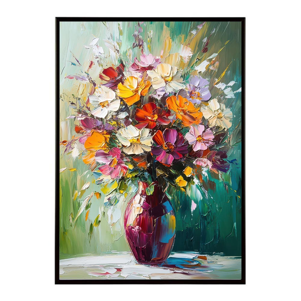 アーティスティックフラワー ポスター 絵画 絵 油絵 アート　お花 ドライフラワー 生花 観葉 植物 自然 インテリア おしゃれ プリントポスター フォト イラスト お洒落 特大 大きい【lh-poster-10725】