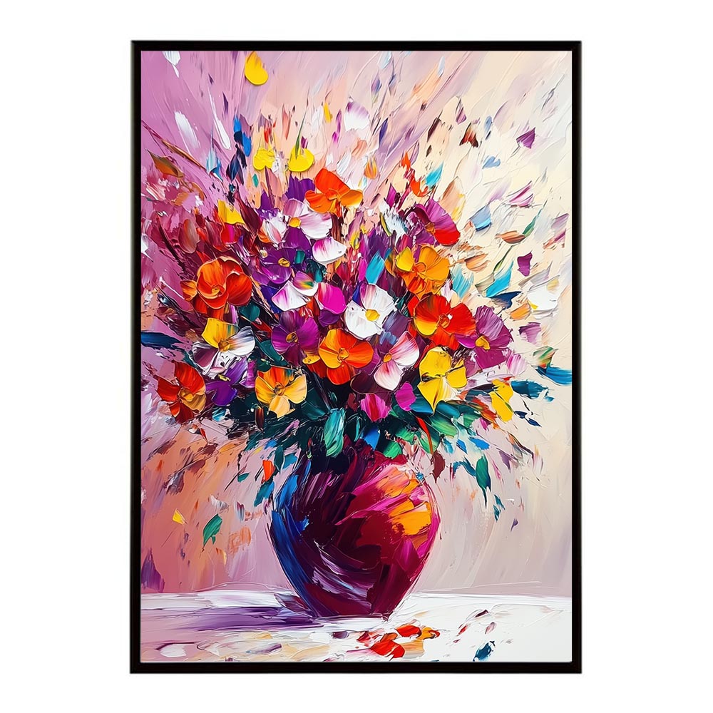 アーティスティックフラワー ポスター 絵画 絵 油絵 アート　お花 ドライフラワー 生花 観葉 植物 自然 インテリア おしゃれ プリントポスター フォト イラスト お洒落 特大 大きい【lh-poster-10733】