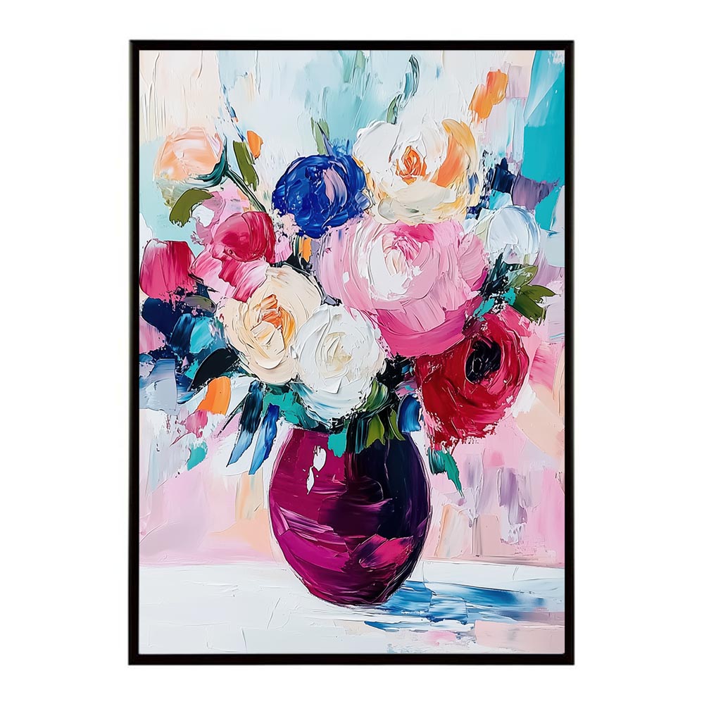 アーティスティックフラワー ポスター 絵画 絵 油絵 アート　お花 ドライフラワー 生花 観葉 植物 自然 インテリア おしゃれ プリントポスター フォト イラスト お洒落 特大 大きい【lh-poster-10741】