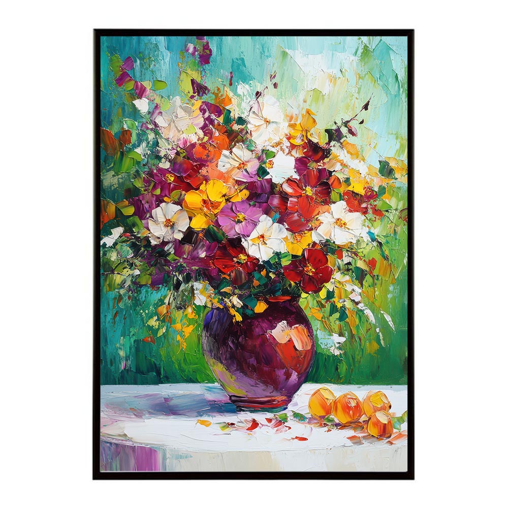 アーティスティックフラワー ポスター 絵画 絵 油絵 アート　お花 ドライフラワー 生花 観葉 植物 自然 インテリア おしゃれ プリントポスター フォト イラスト お洒落 特大 大きい【lh-poster-10746】