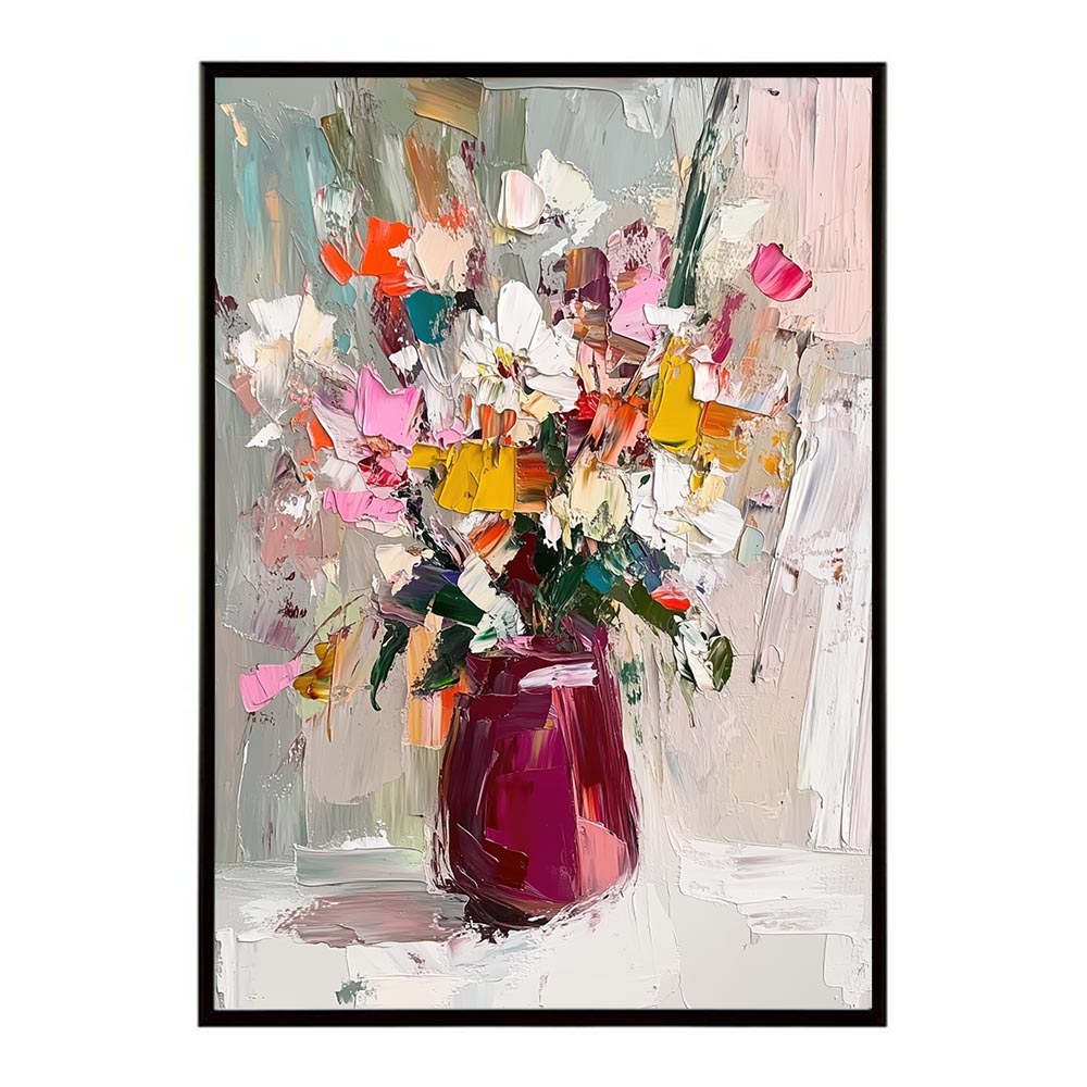 アーティスティックフラワー ポスター 絵画 絵 油絵 アート　お花 ドライフラワー 生花 観葉 植物 自然 インテリア おしゃれ プリントポスター フォト イラスト お洒落 特大 大きい【lh-poster-10779】