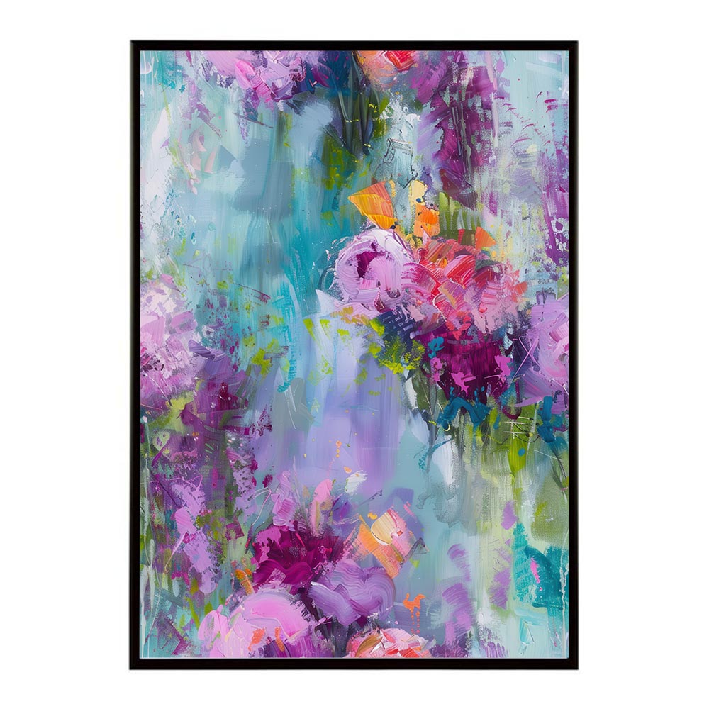 アーティスティックフラワー ポスター 花 絵画 アート 画家 名画 コンセプトアート 油絵 水彩画 絵具 インテリア 壁掛け おしゃれ モダン 北欧 韓国風 アートフレーム 【lh-poster-10794】