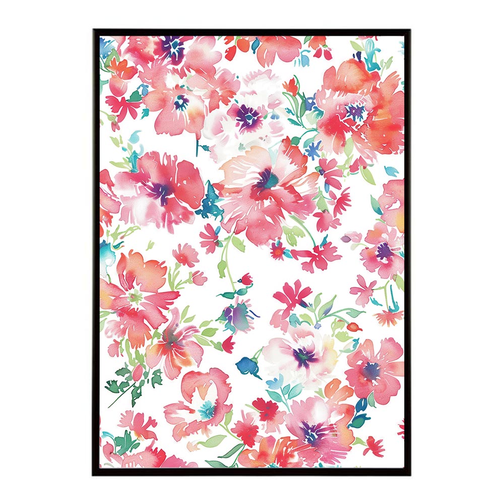 アーティスティックフラワー ポスター 花 絵画 アート 画家 名画 コンセプトアート 油絵 水彩画 絵具 インテリア 壁掛け おしゃれ モダン 北欧 韓国風 アートフレーム 【lh-poster-10797】