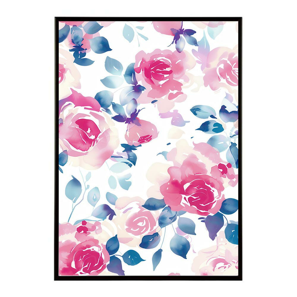 アーティスティックフラワー ポスター 花 絵画 アート 画家 名画 コンセプトアート 油絵 水彩画 絵具 インテリア 壁掛け おしゃれ モダン 北欧 韓国風 アートフレーム 【lh-poster-10808】