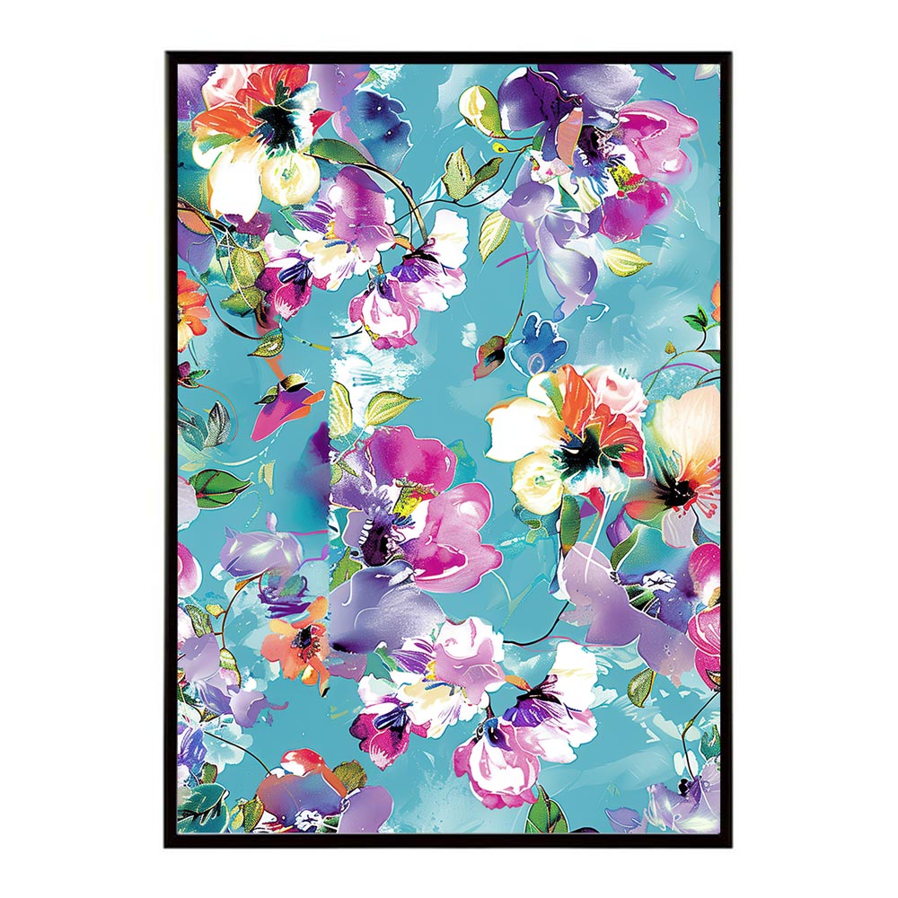 アーティスティックフラワー ポスター 花 絵画 アート 画家 名画 コンセプトアート 油絵 水彩画 絵具 インテリア 壁掛け おしゃれ モダン 北欧 韓国風 アートフレーム 【lh-poster-10824】