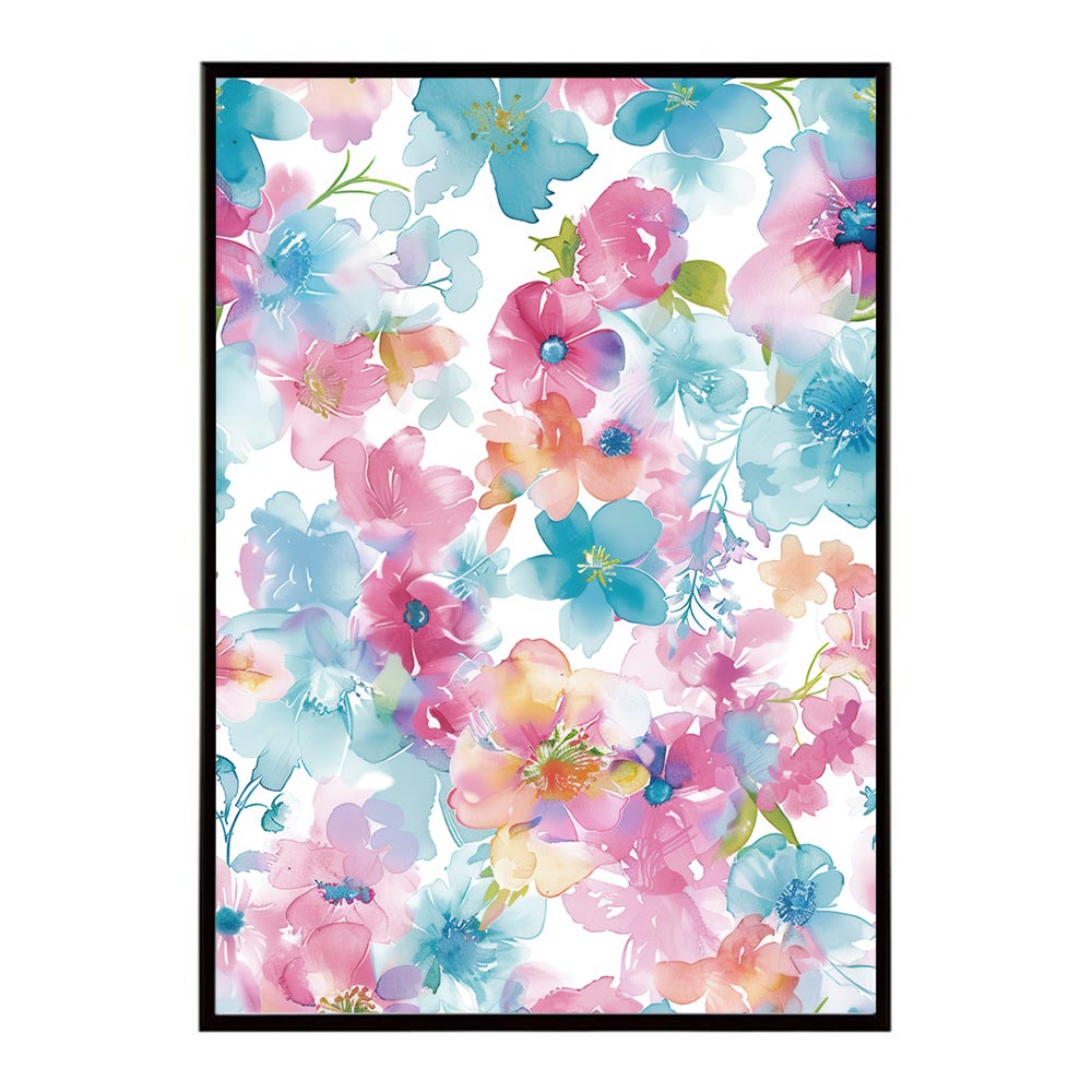 アーティスティックフラワー ポスター 花 絵画 アート 画家 名画 コンセプトアート 油絵 水彩画 絵具 インテリア 壁掛け おしゃれ モダン 北欧 韓国風 アートフレーム 【lh-poster-10831】