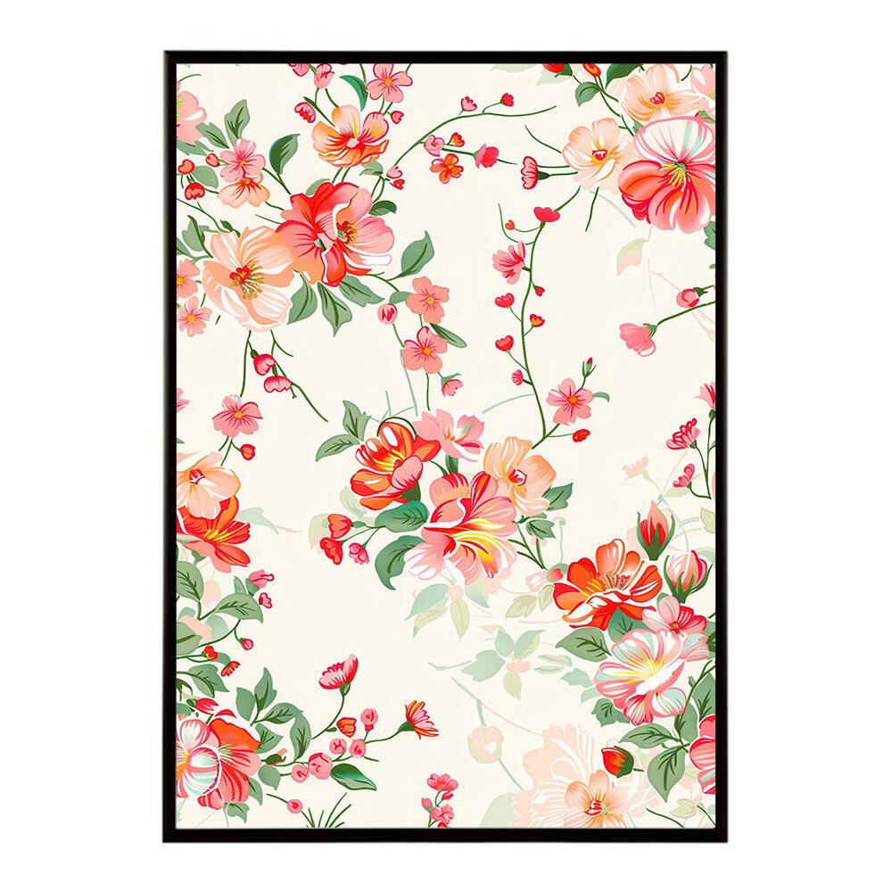 アーティスティックフラワー ポスター 花 絵画 アート 画家 名画 コンセプトアート 油絵 水彩画 絵具 インテリア 壁掛け おしゃれ モダン 北欧 韓国風 アートフレーム 【lh-poster-10833】