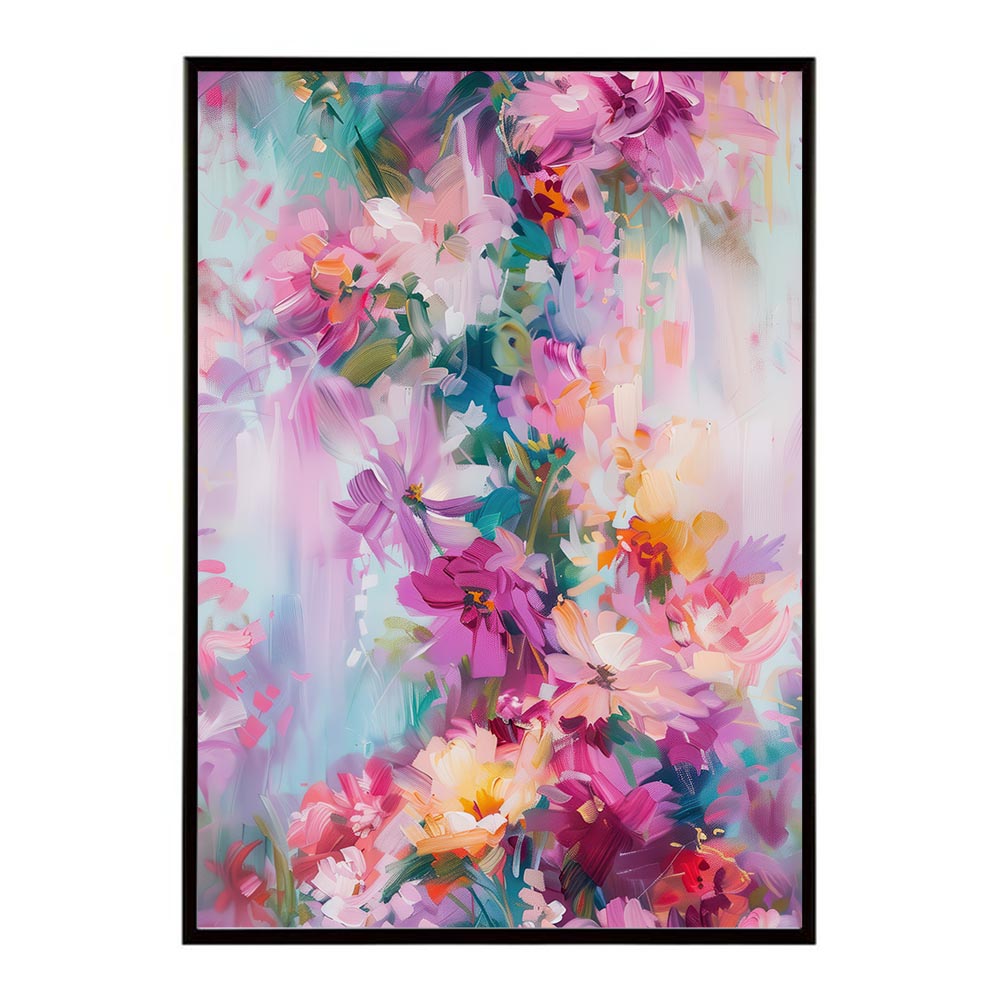 アーティスティックフラワー ポスター 花 絵画 アート 画家 名画 コンセプトアート 油絵 水彩画 絵具 インテリア 壁掛け おしゃれ モダン 北欧 韓国風 アートフレーム 【lh-poster-10834】