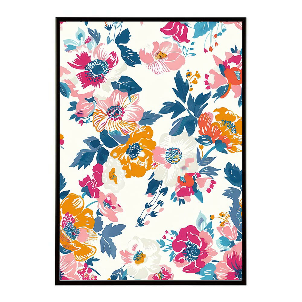 アーティスティックフラワー ポスター 花 絵画 アート 画家 名画 コンセプトアート 油絵 水彩画 絵具 インテリア 壁掛け おしゃれ モダン 北欧 韓国風 アートフレーム 【lh-poster-10842】