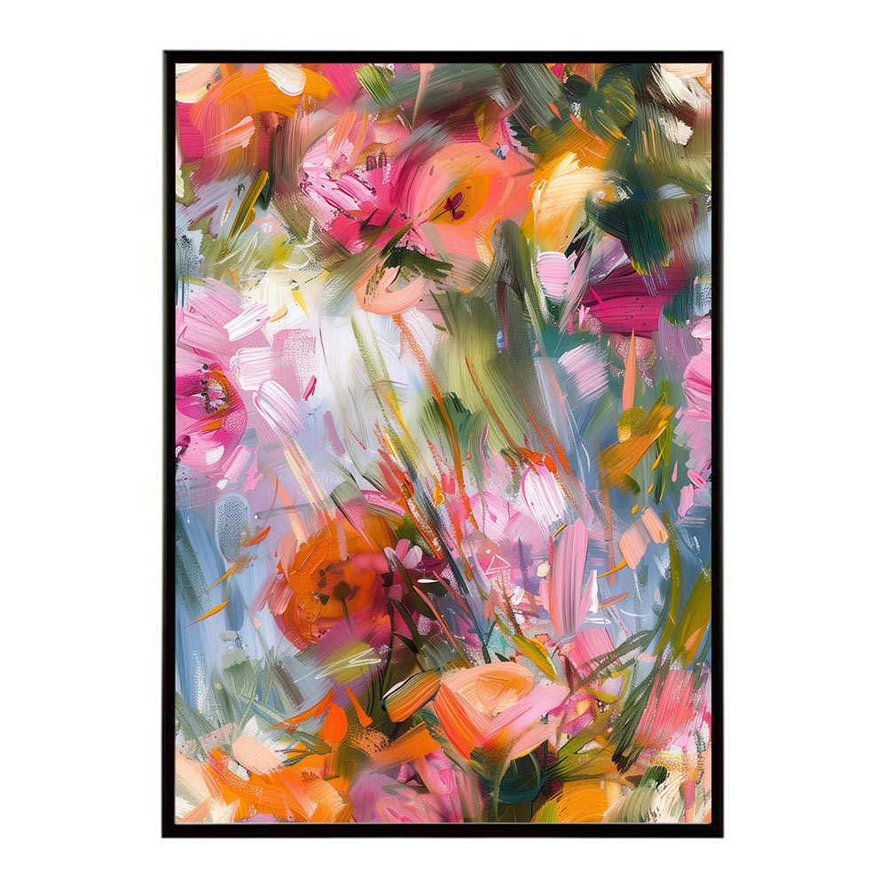 アーティスティックフラワー ポスター 花 絵画 アート 画家 名画 コンセプトアート 油絵 水彩画 絵具 インテリア 壁掛け おしゃれ モダン 北欧 韓国風 アートフレーム 【lh-poster-10852】