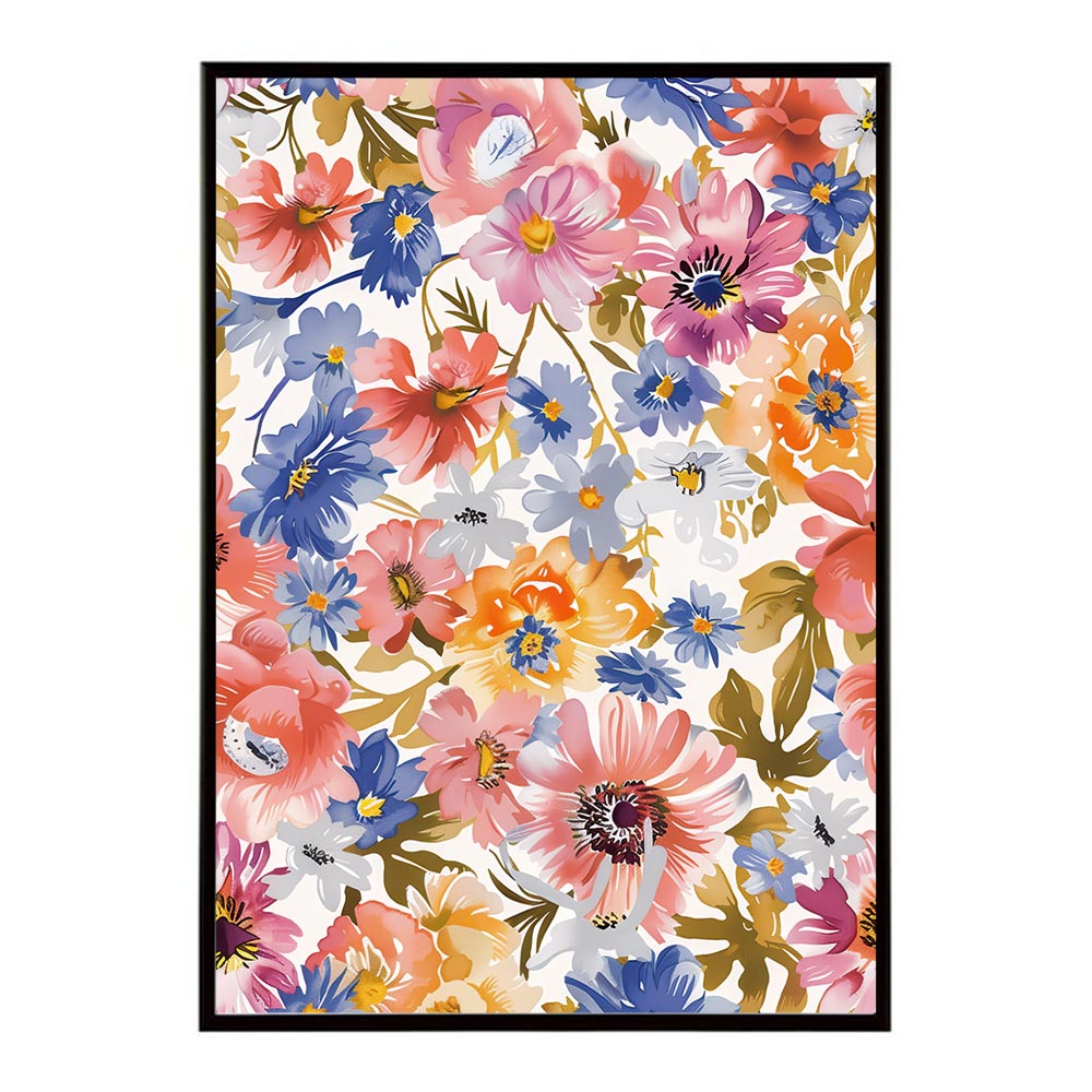 アーティスティックフラワー ポスター 花 絵画 アート 画家 名画 コンセプトアート 油絵 水彩画 絵具 インテリア 壁掛け おしゃれ モダン 北欧 韓国風 アートフレーム 【lh-poster-10863】