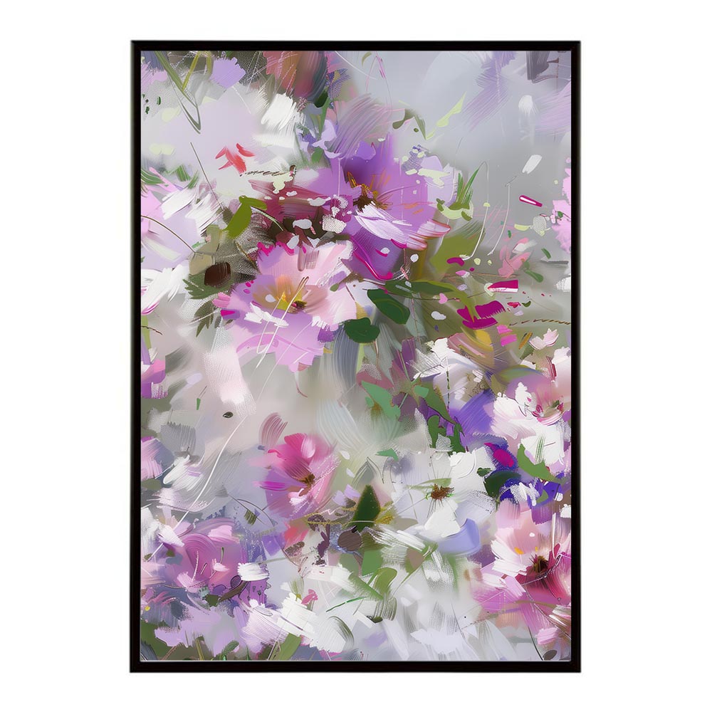 アーティスティックフラワー ポスター 花 絵画 アート 画家 名画 コンセプトアート 油絵 水彩画 絵具 リビング 寝室 玄関 おしゃれ インテリア フラワーアート 大人可愛い 【lh-poster-11052】