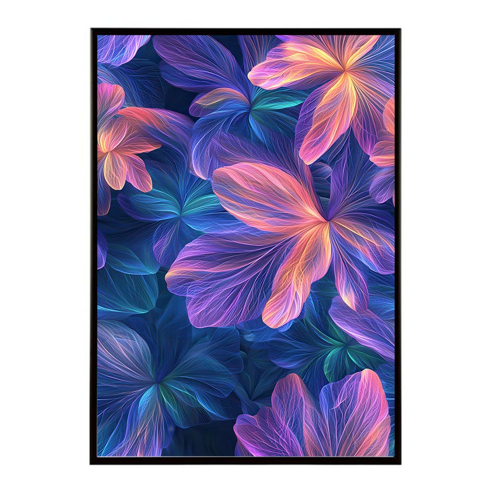 アーティスティックフラワー ポスター 花 絵画 アート 画家 名画 コンセプトアート 油絵 水彩画 絵具 リビング 寝室 玄関 おしゃれ インテリア フラワーアート 大人可愛い 【lh-poster-11060】
