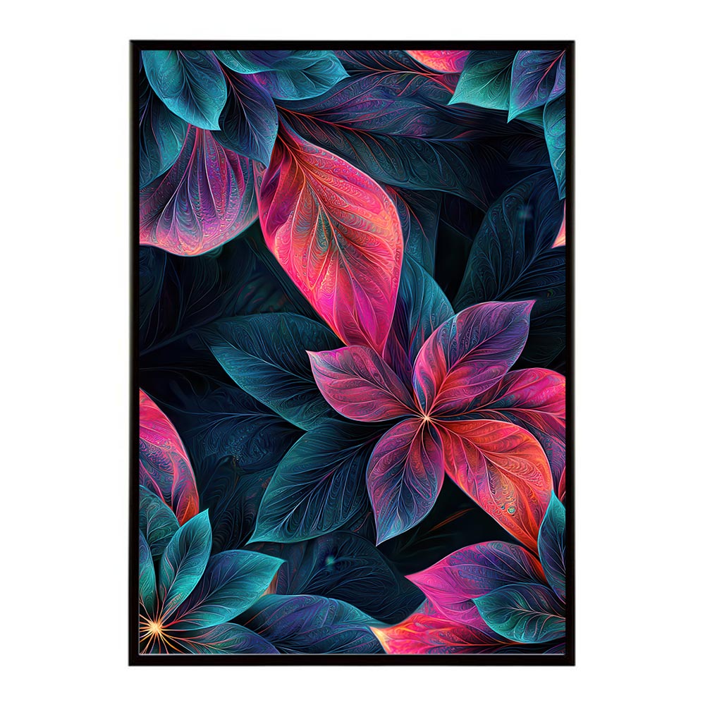 アーティスティックフラワー ポスター 花 絵画 アート 画家 名画 コンセプトアート 油絵 水彩画 絵具 花柄デザイン インテリア雑貨 壁飾り 北欧風 モダンアート フラワーアート 【lh-poster-11069】