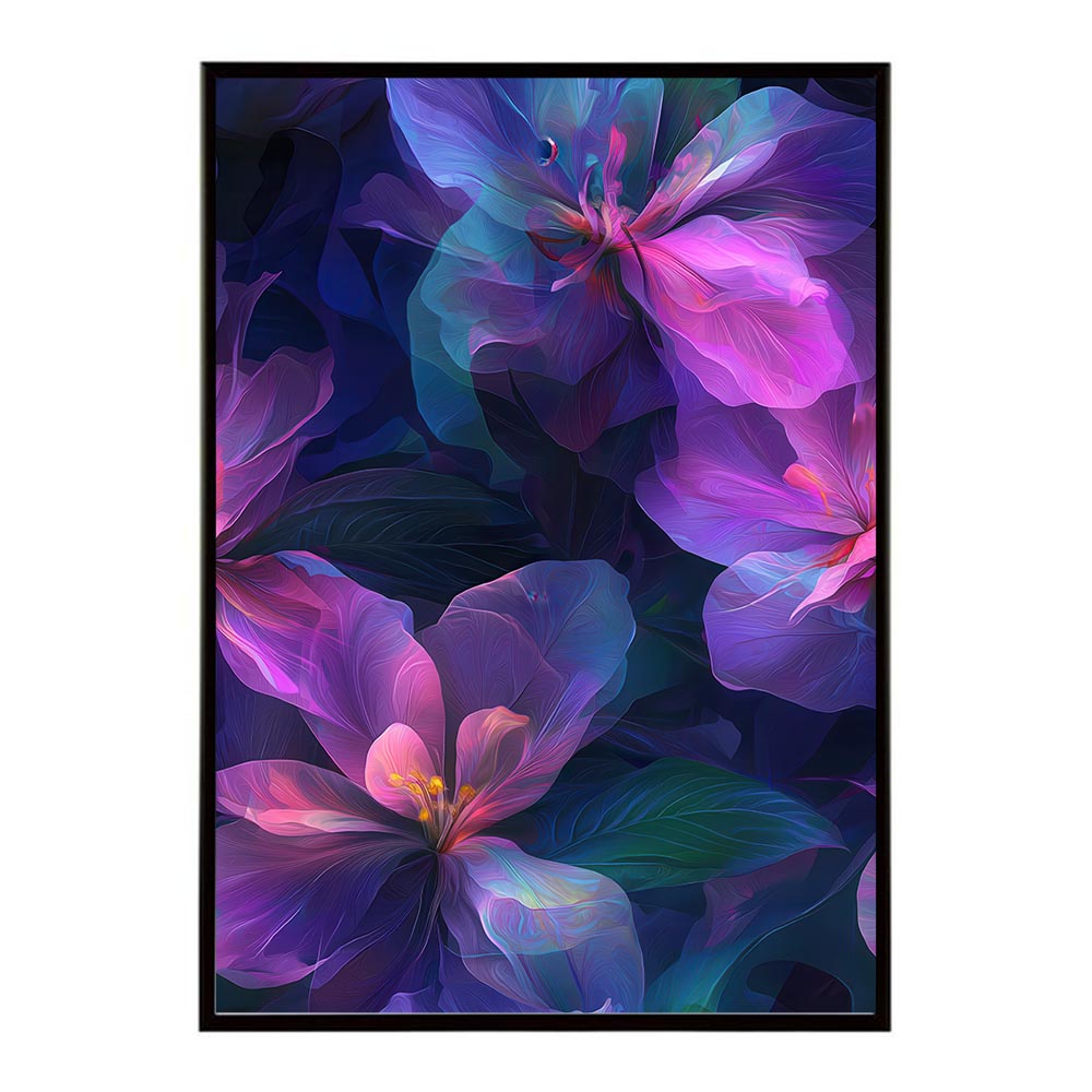 アーティスティックフラワー ポスター 花 絵画 アート 画家 名画 コンセプトアート 油絵 水彩画 絵具 花柄デザイン インテリア雑貨 壁飾り 北欧風 モダンアート フラワーアート 【lh-poster-11079】