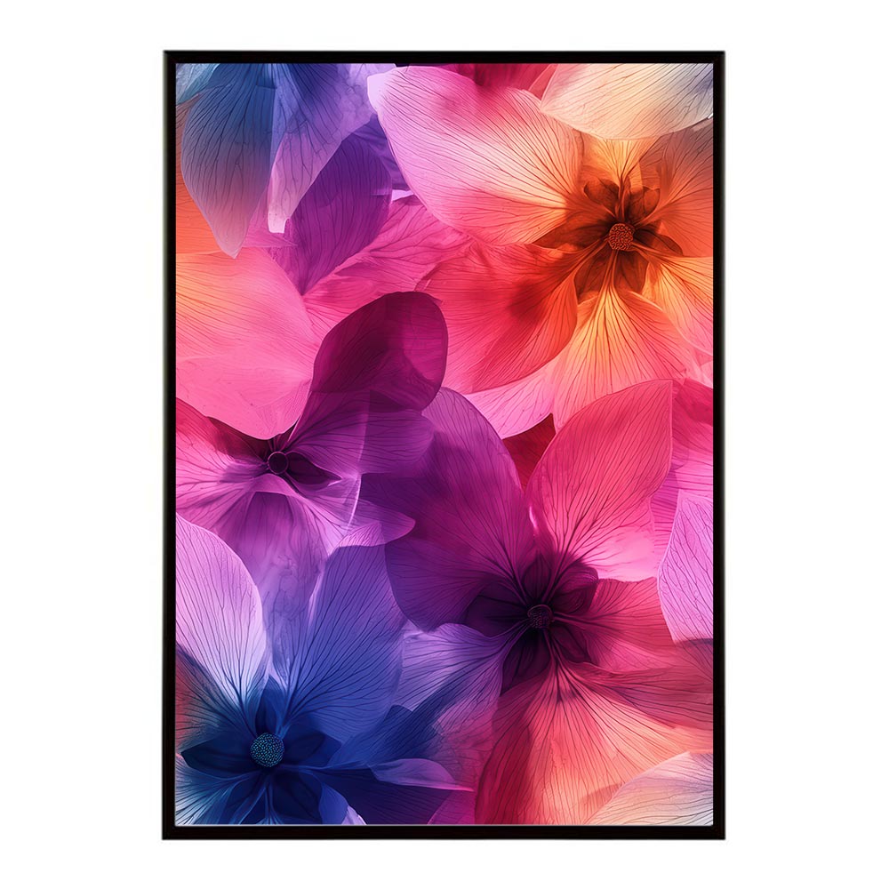 アーティスティックフラワー ポスター 花 絵画 アート 画家 名画 コンセプトアート 油絵 水彩画 絵具 花柄デザイン インテリア雑貨 壁飾り 北欧風 モダンアート フラワーアート 【lh-poster-11080】