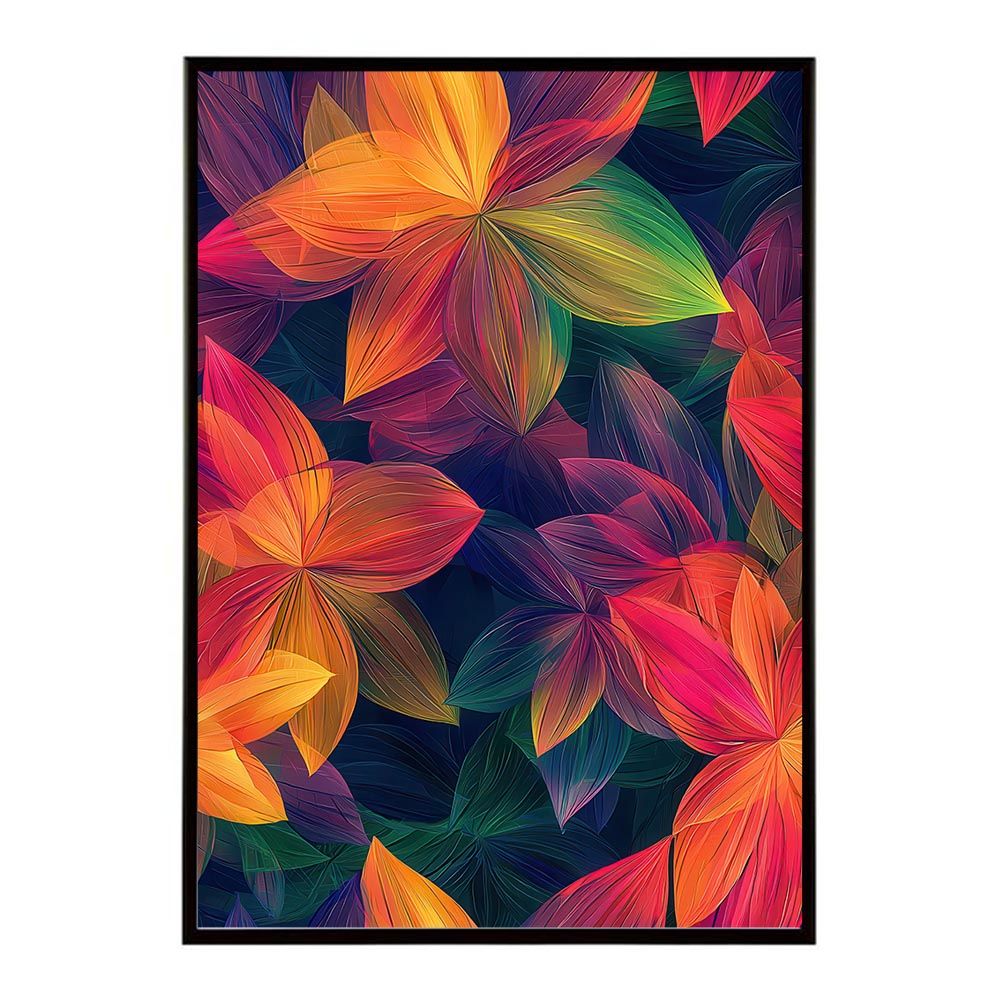 アーティスティックフラワー ポスター 花 絵画 アート 画家 名画 コンセプトアート 油絵 水彩画 絵具 花柄デザイン インテリア雑貨 壁飾り 北欧風 モダンアート フラワーアート 【lh-poster-11096】