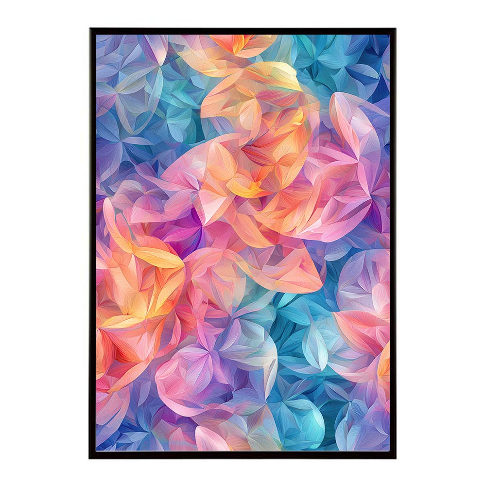 アーティスティックフラワー ポスター 花 絵画 アート 画家 名画 コンセプトアート 油絵 水彩画 絵具 花柄デザイン インテリア雑貨 壁飾り 北欧風 モダンアート フラワーアート 【lh-poster-11097】