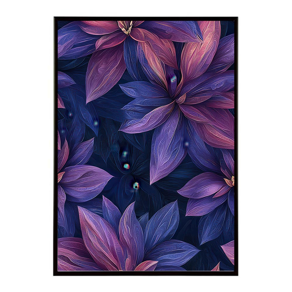 アーティスティックフラワー ポスター 花 絵画 アート 画家 名画 コンセプトアート 油絵 水彩画 絵具 花柄デザイン インテリア雑貨 壁飾り 北欧風 モダンアート フラワーアート 【lh-poster-11100】