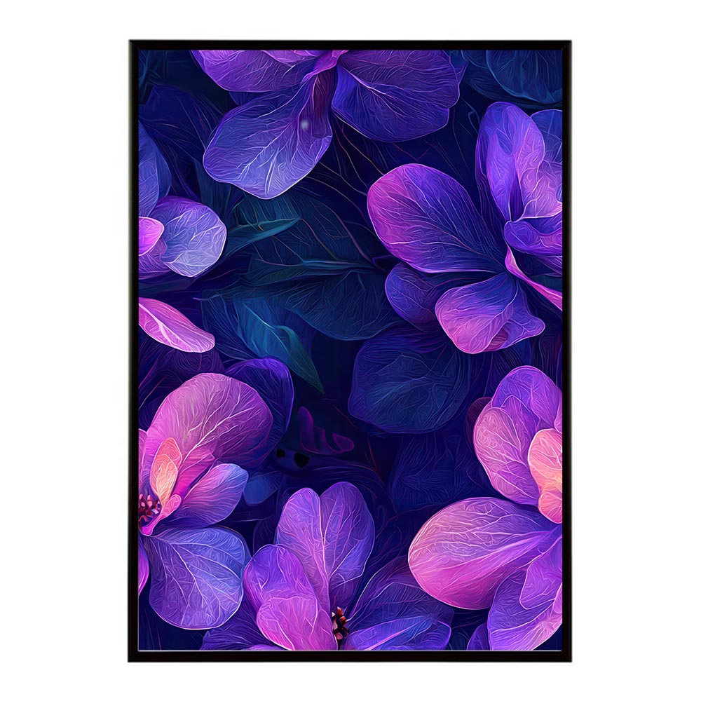 アーティスティックフラワー ポスター 花 絵画 アート 画家 名画 コンセプトアート 油絵 水彩画 絵具 花柄デザイン インテリア雑貨 壁飾り 北欧風 モダンアート フラワーアート 【lh-poster-11102】