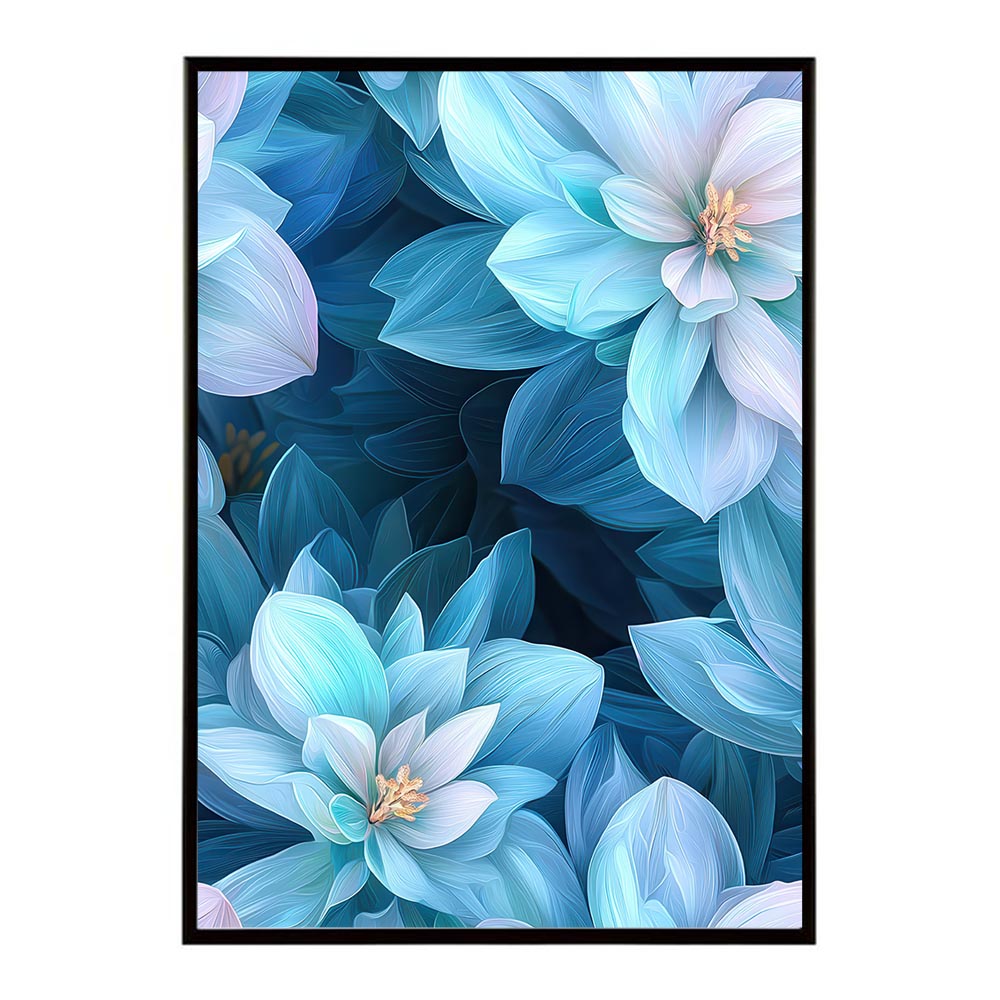 アーティスティックフラワー ポスター 花 絵画 アート 画家 名画 コンセプトアート 油絵 水彩画 絵具 花柄デザイン インテリア雑貨 壁飾り 北欧風 モダンアート フラワーアート 【lh-poster-11115】