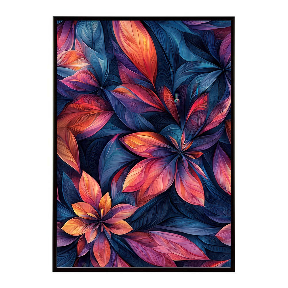 アーティスティックフラワー ポスター 花 絵画 アート 画家 名画 コンセプトアート 油絵 水彩画 絵具 花柄デザイン インテリア雑貨 壁飾り 北欧風 モダンアート フラワーアート 【lh-poster-11116】