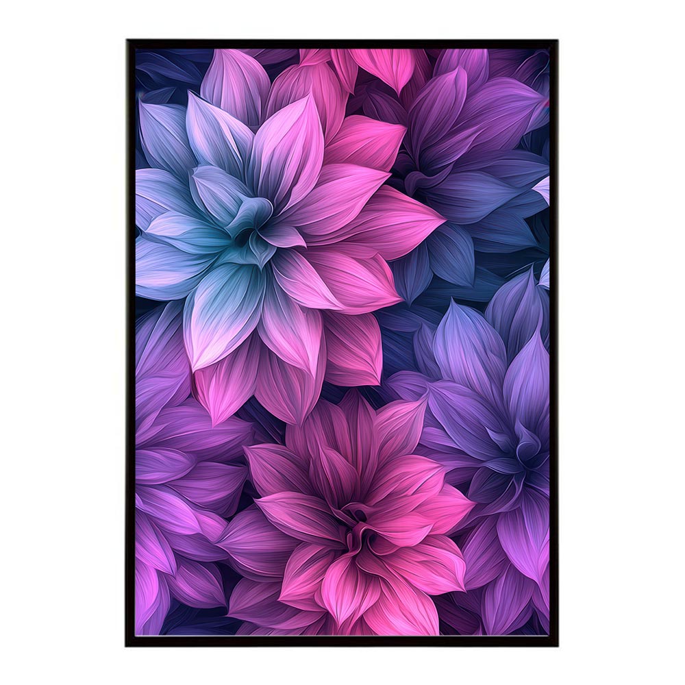 アーティスティックフラワー ポスター 花 絵画 アート 画家 名画 コンセプトアート 油絵 水彩画 絵具 花柄デザイン インテリア雑貨 壁飾り 北欧風 モダンアート フラワーアート 【lh-poster-11129】