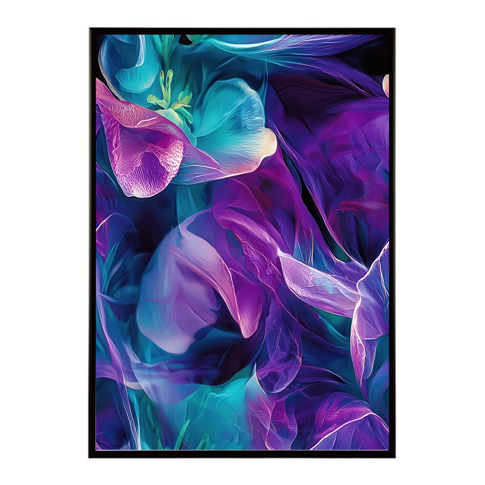 アーティスティックフラワー ポスター 花 絵画 アート 画家 名画 コンセプトアート 油絵 水彩画 絵具 花柄デザイン インテリア雑貨 壁飾り 北欧風 モダンアート フラワーアート 【lh-poster-11135】